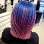 Mechas Tye Dye Exótico e Arrojado - Cabelo Aurora Boreal